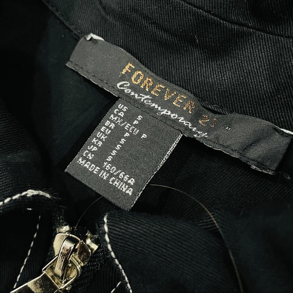 Black zipper jumpsuit - Picture 6 of 12
